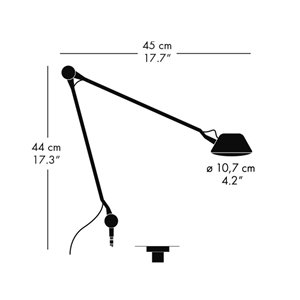 Lámpara sobremesa AQ01 Fritz Hansen