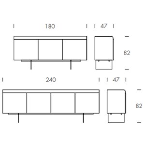 Aparador Magma Tonin Casa