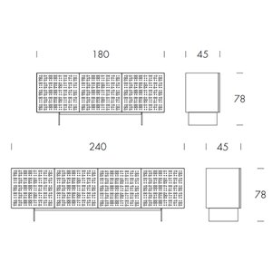 Aparador Millebolle Tonin Casa