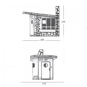Casita infantil Villa Julia Oferta de Magis. Muebles infantiles de diseño moderno.