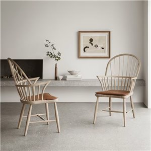 Sillón Windsor FH38 Carl Hansen and Son - Roble jabón