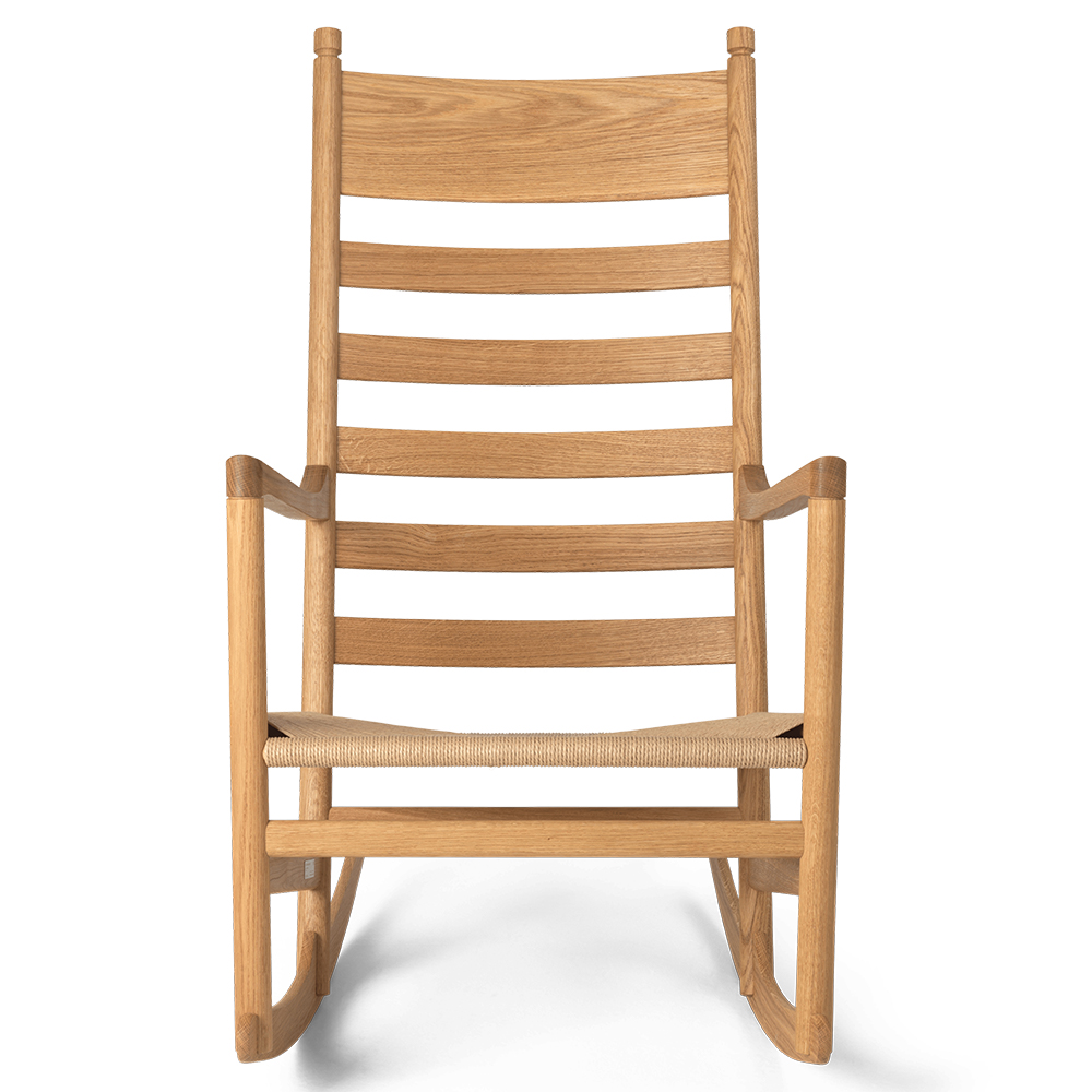Mecedora CH45 Carl Hansen and Son - Roble aceite - Cuerda natural
