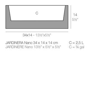 Jardinera Nano Oferta Vondom