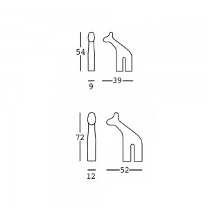 Escultura Jirafa Medium Raffa Oferta Plust Collection