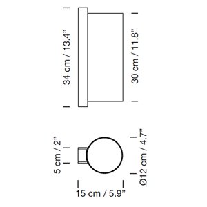 Aplique TMM Metálico SantaCole