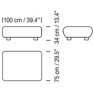 Puff Cadaqués SantaCole
