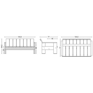 Sofá Crate Lounge Hay