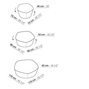 Pouf Penta Arflex