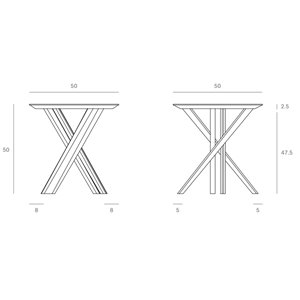 Mesa Auxiliar Mikado Ethnicraft