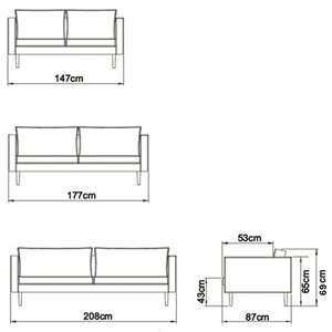 Sofá Obling - K370 Scandinavian Upholstery