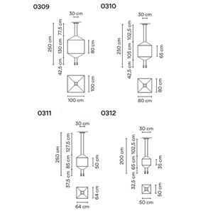 Lámpara suspensión Wireflow Vibia