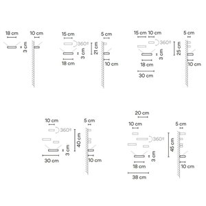 Lámpara aplique Set Vibia