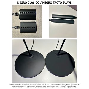 Lámpara sobremesa Daphine Cilindro LED Lumina