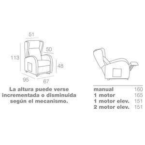 Sillón Relax Bilbao Moher