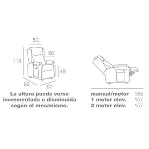 Sillón Relax Bilbao Moher