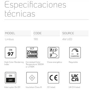 Lámpara suspensión Limbus Chandelier Lumina
