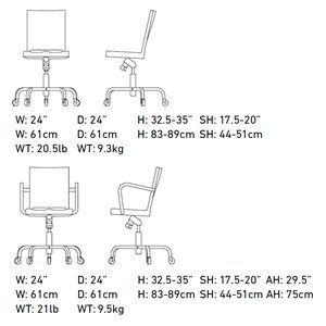 Silla giratoria Hudson Emeco
