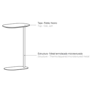 Mesa auxiliar Une Kendo