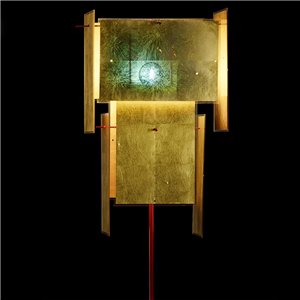 Lámpara de pie 24 Karat Blau Floor Ingo Maurer