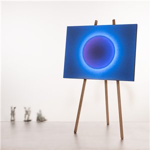 Lámpara de pie/sobremesa Moodmoon framed Ingo Maurer