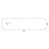 Reloj pared Clock_Circle rectangular Progetti