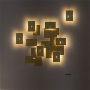 Aplique pared 24 Karat Blau Flat Ingo Maurer