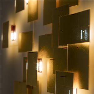 Aplique pared 24 Karat Blau Flat Ingo Maurer