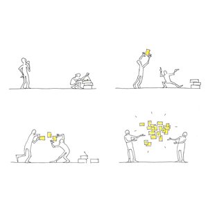 Aplique pared 24 Karat Blau Flat Ingo Maurer