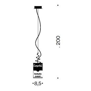 Lampara suspensión Canned Light Ingo Maurer