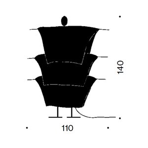 Lámpara de pie Walking In The Rain Ingo Maurer