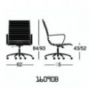 Silla ejecutivo Light 16090 de Luxy. Sillas ejecutivas para oficina.