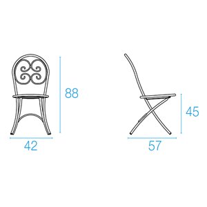 Silla plegable Pigalle Emu
