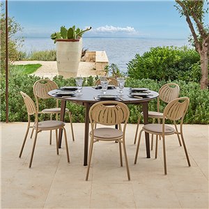 Mesa redonda extensible Plus4 Emu