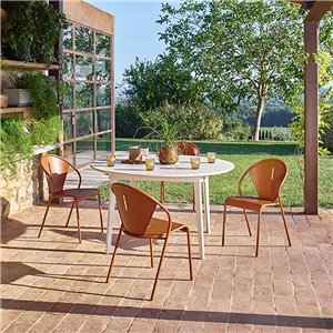 Mesa redonda extensible Plus4 Emu