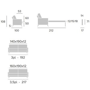 Sofá cama Neo Francés Bañón