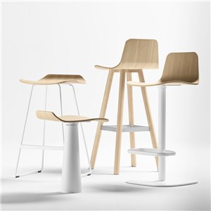 Taburete Set patín Roble bajo Sellex