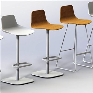 Taburete Set pie central Polipropileno Sellex