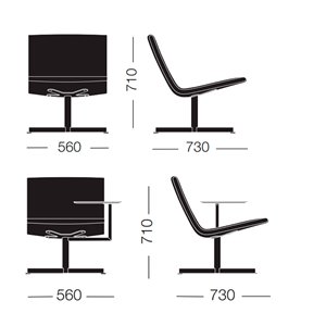 Sillón Still Pie Estrella Sellex