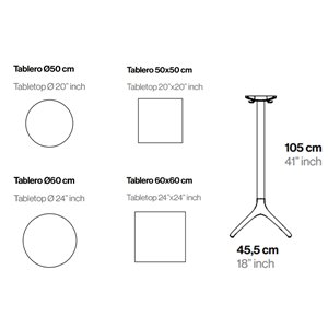 Mesa alta Uni Möwee