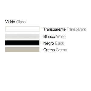 Mesa baja Uni XL vidrio Möwee