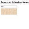 Mesa redonda Fly Madera Sellex
