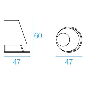 Lámpara suelo Cone Emu