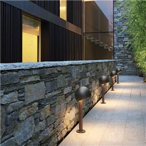 Lámpara suelo Otto exterior Oluce