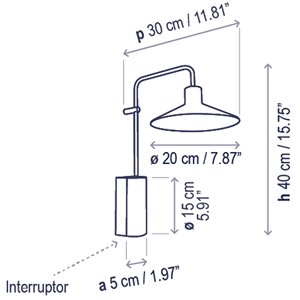 Aplique Platet A/02 Bover