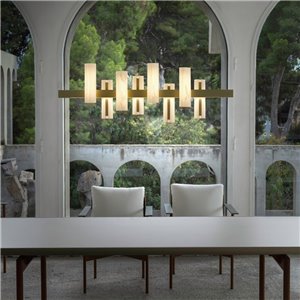 Lámpara suspensión Black note keys LZF