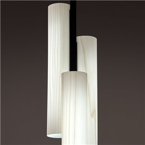 Lámpara suspensión Black note Triplet LZF