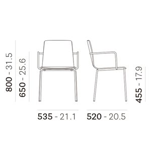 Silla Inga 5604 Pedrali