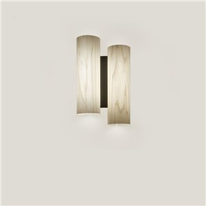 Lámpara aplique pared Black note Duplet Wall LZF