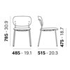 Silla Jazz 3720 Pedrali