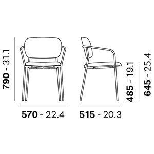 Silla Jazz 3719 Pedrali